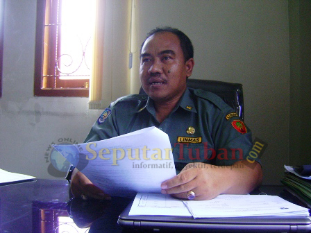 Sekretaris Dinas Sosial dan Tenaga Kerja Pemkab Tuban, Moh Nawawi