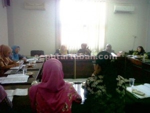 DANAI PPA : Saat Rapat Kerja (Raker) membahas pelaksanaan Perda Perlindungan Perempuan dan Anak (PPA) di Kabupaten Tuban