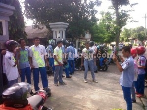 CERIA : Salah satu perayaan siswa SMK di Tuban