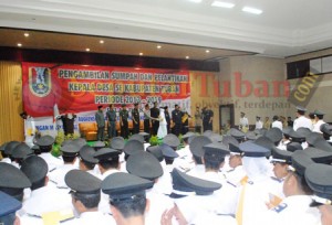 Pelantikan kades Tuban