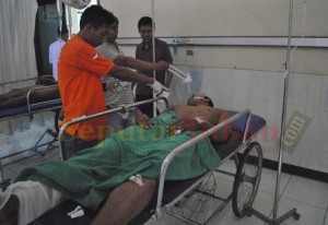 Penjarah Hutan saat di UGD RSUD Tuban