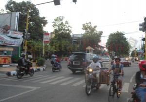 Lalu lintas semrawut