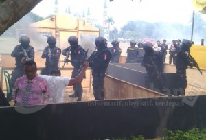 Aksi penyelamatan sandra KPUD Tuban
