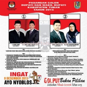 DISPLAY PASLON PEMILUKADA TUBAN