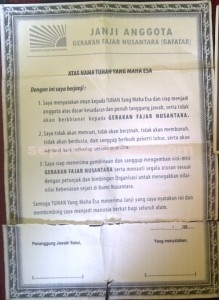 BUKTI : Inilah dokumen Gafatar yang masih tertinggal dirumah