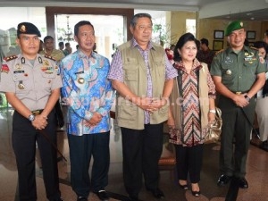 PAMIT : Foto bersama dengan Bupati, Kapolres dan Dandim 0811 Tuban