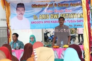 Reses yang dilakukan anggota DPRD Tuban, Ir. Aris Dwi S Setiawan