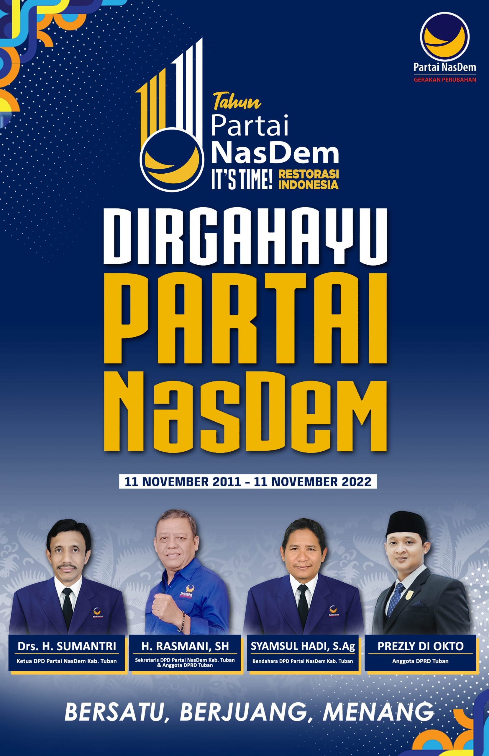 Iklan Koran DPD Partai NasDem Tuban
