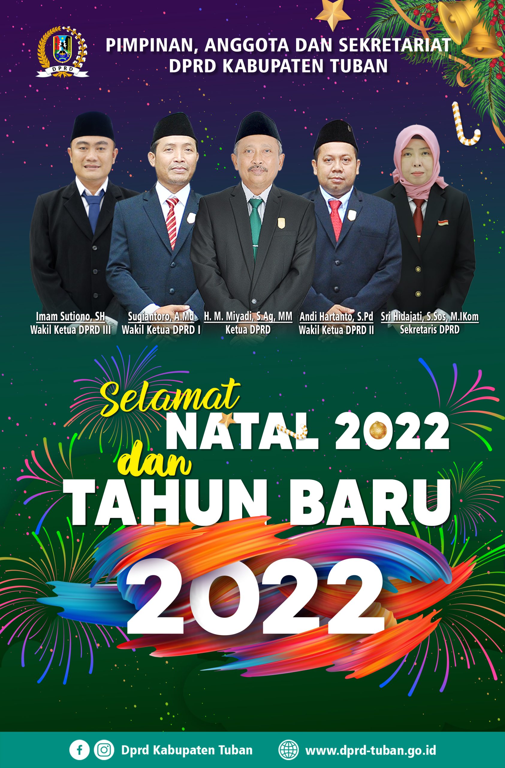 Ucapan Tahun Baru 2023 DPRD Tuban